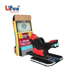 32 inch LCD duy nhất manx TT xe đạp đồng tiền hoạt động lái xe Mô phỏng trò chơi Arcade Máy đua mô phỏng 1 năm bảo hành - Product Image 2