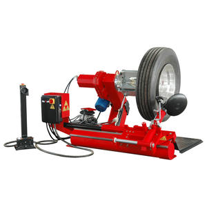 Machine de démontage et d'assemblage de pneus de camions et de fourgons entièrement automatique avec aspirateur et changeur de pneus horizontal - Product Image 1