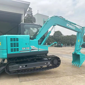 Mini-excavatrice Kobelco SK70 de 7 tonnes, faible nombre d'heures de fonctionnement, occasion, avec moteur, pompe et roulement certifiés, à vendre - Product Image 1