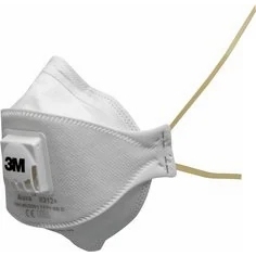 3M™Aura™Respirateur réutilisable 9312 + FFP1 NR D Cartouches à valve Masque anti-poussière jetable Motif plat Coton Certifié EN149 - Product Image 1