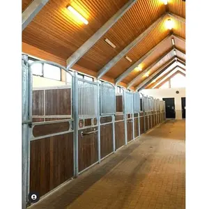 Equestrian Animal House Barn Fence Panels Fronts Doors Guards Portable Stables Outdoor Stall Boxes Horse Stable For Ranch