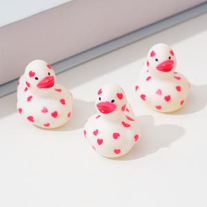 Мини-утка на День Святого Валентина, резиновая игрушка для ванной, Детская ванна, любовь, утка, забавная утка, игрушка - Product Image 3