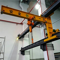 Grue à flèche Q235B à commande à distance pour atelier, capacité 3t, 5t, 8t, à prix abordable, pour la vente