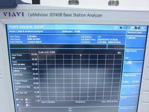 (AS-IS) Analyseur de station de base VIAVI JD745B, 4 GHz, Défaillance de niveau, GAH41825 Utilisé - Product Image 4