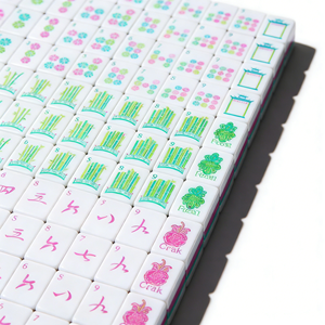 Tuiles de Mahjong Américaines en Acrylique 160 pièces, Design Personnalisé Imprimé <span class=keywords><strong>Tortue</strong></span>, Modernes, Portables et Luxueuses, pour Divertissement, Jeux de Société et Cadeaux - Product Image 6