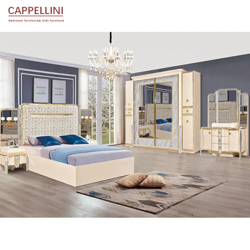 Роскошные наборы для спальни, современная мебель для спальни, деревянная домашняя мебель, элегантный набор для спальни