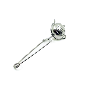 Hot Selling Novelty Design Reusable <strong>Tea</strong> Infuser With Handles Plated <strong>Tea</strong> <strong>Stainer</strong> - Product Image 5