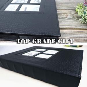 <span class=keywords><strong>Album</strong></span> Fotografico Grande in <span class=keywords><strong>Pelle</strong></span> PU con Capacità per 500 Foto 4x6, Pagine Nere - Product Image 4