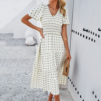 Robe longue sexy et ample à sequins imprimé léopard, dos nu, style halter, pour femmes, vente en gros sur mesure