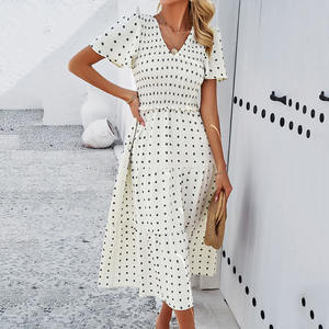 Vente de gros Robe longue à bandage croisé personnalisée, pour dames Robes sexy à dos nu et coupe ajustée pour femmes/ - Product Image 2