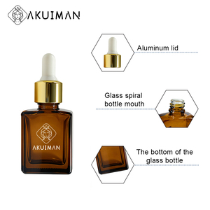 Flacons compte-gouttes en verre ambré de 15 ml et 30 ml avec boîte - Product Image 4