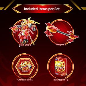 Bloques de Construcción Honor Kings Hero Dazzling Card Fighter Edición Oro Figura de Juguete Rey de la Luz Eléctrica Súper Genial - Product Image 2