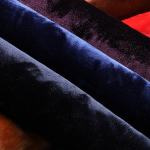 Vente en gros, tissu en peluche polaire brillant de 8 couleurs à motif d'étoiles et échalotes dorés à paillettes pour vêtements - Product Image 3