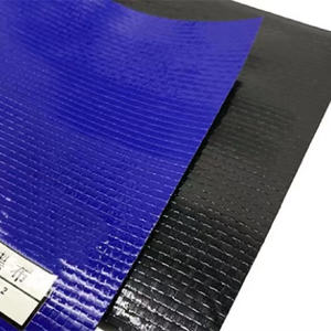 Tissu tissé en plastique <span class=keywords><strong>de</strong></span> bâche bleu foncé et noir pour la <span class=keywords><strong>culture</strong></span> d'étang à poissons revêtement d'étang imperméable anti-âge - Product Image 1
