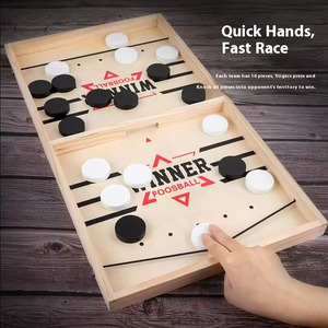 EDULAND OEM/ODM Table de jeu de société pliable en bois pour <span class=keywords><strong>Sudoku</strong></span>, jeu de société familial pour <span class=keywords><strong>2</strong></span> à 4 ans - Product Image 4