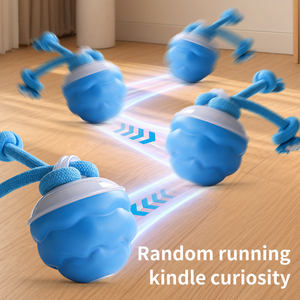 Nuova Palla Giocattolo Elettrica Intelligente per Cani 2025 - Gioco Interattivo Autorotante Resistente ai Morsi con Coda e <span class=keywords><strong>Squeaker</strong></span> - Product Image 3