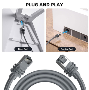 Venta caliente directa marca Starlink Cable V3 Kits 10M impermeable gris adaptador Cable Gen 3 Compatible estándar Venta caliente Digital - Product Image 4