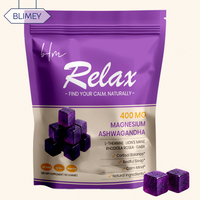 OEM Natuurlijke Fruit Smaak Magnesium Ashwagandha KSM-66 Gummies voor stemmingsequilibre en stressmanagement Dagelijkse Ondersteuning