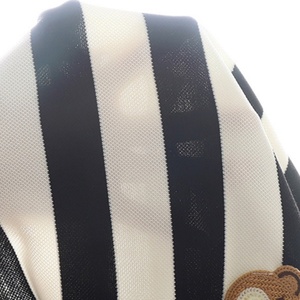 Bộ đồ trẻ em mới có sọc mù<span class=keywords><strong>a</strong></span> hè cho bé trai sọc đen trắng thoáng khí và kiểu dáng mỏng tay áo ngắn và quần short Bộ hai mảnh - Product Image 3