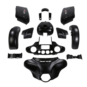 Kit de carrocería de carenado, alforja apta para Harley CVO Street Glide 2018 Black Denim <span class=keywords><strong>HR3</strong></span> 90500013 - Product Image 1