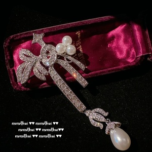 Spilla Vintage in oro 18K placcato oro crema rosa Iris viola zircone fiore rame anniversario moda set <span class=keywords><strong>di</strong></span> <span class=keywords><strong>gioielli</strong></span> <span class=keywords><strong>combinazione</strong></span> - Product Image 3