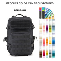 Sac d'assaut de plein air personnalisé 45l, sac à dos de sport de Fitness, sac à dos tactique Molle