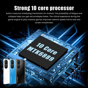 Nuovo P60 Pro <span class=keywords><strong>7</strong></span>.8 <span class=keywords><strong>pollici</strong></span> 10 Core SmartPhone 16GB + 512GB 4K HD navigazione GPS 5G SmartPhone Android 40 + 48MP gioco cellulare - Product Image 5