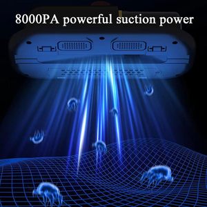 เครื่องดูดฝุ่นไรฝุ่นแบบไร้สาย 10000PA พร้อมแสง UV แบบพกพาสำหรับโรงแรม ใช้งานได้ 120 นาที ขายส่ง - Product Image 2