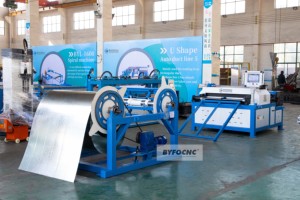 Byfo vuông ống dẫn không khí hình thành máy sản xuất tự động Dòng 3 Duct dây chuyền sản xuất - Product Image 2