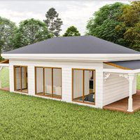 Maison préfabriquée modulaire extensible de style chinois, étanche, avec plans d'étage personnalisables, pour habitation résidentielle