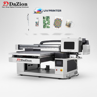 Printer UV Flatbed DaZhou 6090UV A1 - Kecepatan 10m²/jam, Resolusi 1200x1200dpi, Semi-Otomatis, Multiwarna + Putih + Pernis