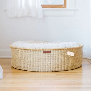 Camas para perros de mimbre al aire libre de lujo lindo lavado personalizado suave pequeña cama para mascotas para perro - Product Image 1