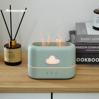 Huile Essentielle Mini 7 Couleurs Led Air Simulé Flamme Atmosphère Lampe Humidificateur