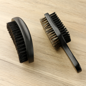 Bán Buôn 2Pcs Lợn Rừng Lông Bàn Chải Tròn Tự Nhiên Đôi Bên Râu Bàn Chải Cho Nam Giới - Product Image 2