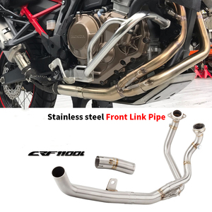 Pot d'échappement de <span class=keywords><strong>moto</strong></span> en acier inoxydable, tuyau intermédiaire avant 51 mm, interface d'origine, tout-terrain, <span class=keywords><strong>moto</strong></span> pour CRF1100L CRF1100 Africa Twin - Product Image 3