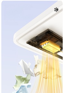 Tendedero eléctrico telescópico inteligente ultrafino para balcón interior, con poste recto grande y cuatro cuerdas de acero. - Product Image 2