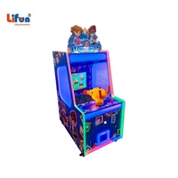 LIFUN Mini borne d'arcade vidéo de tir à l'eau pour enfants, avec monnayeur et option de récompense par capsule