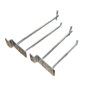 Móc đơn tiện ích rãnh lưới cho cửa hàng bán lẻ nặng Tường Treo Kim Loại hiển thị Kệ khe Board <span class=keywords><strong>Hook</strong></span> cho slatwall - Product Image 3