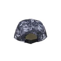 Casquette de course premium personnalisée non structurée à 5 panneaux avec trous découpés au laser, casquette de camping pour homme, casquette de camping en nylon à séchage rapide