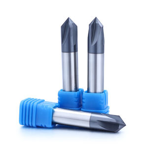 DOHRE 20 Years Manufacturer High Hardness Carbide Tungsten <strong>PCD</strong> Diamond Cutting Tool Metal Chamfer <strong>End</strong> <strong>Mill</strong> Cutter - Product Image 3