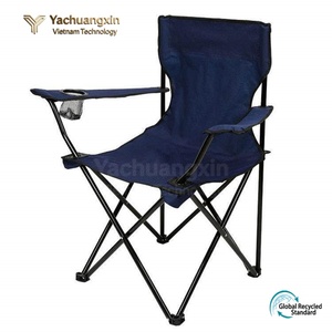 Silla Plegable Roja para Camping, Muebles de Jardín de Tela Oxford, Estilo Casual, Diseño Contemporáneo, Estructura de Hierro - Product Image 5