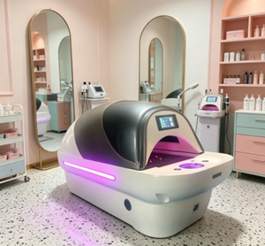 Cápsula de Sauna de Vapor Acrílica con Terapia de Ozono, Sauna de <span class=keywords><strong>Cuerpo</strong></span> Completo para Pérdida de Peso, Nueva y en Oferta - Product Image 1