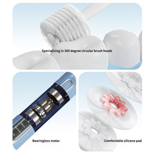 <span class=keywords><strong>Brosse</strong></span> <span class=keywords><strong>à</strong></span> dents électrique sonique <span class=keywords><strong>à</strong></span> lévitation magnétique intelligente <span class=keywords><strong>à</strong></span> 360 degrés <span class=keywords><strong>pour</strong></span> adultes, couples, protection des poils doux, <span class=keywords><strong>brosse</strong></span> <span class=keywords><strong>à</strong></span> dents rechargeable - Product Image 3