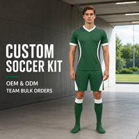 Tenue de football personnalisée pour hommes avec panneaux latéraux multicolores, uniforme de sport respirant pour l'entraînement en club, logo personnalisé, vente en gros