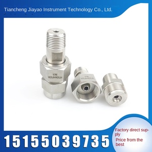 304 316 thép không gỉ cao áp Công Đoàn nội bộ bên ngoài ren Doanh đo áp suất phát với áp lực cao Công Đoàn - Product Image 4