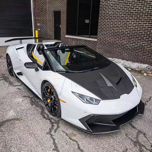Capó de fibra de carbono para <span class=keywords><strong>Aventador</strong></span> <span class=keywords><strong>Roadster</strong></span> LP700 720 Cabriolet Coupé, cambio a estilo <span class=keywords><strong>SVJ</strong></span>. - Product Image 6