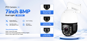 7 pulgadas 4K 8MP 33X Seguimiento automático Colorido Luz dual IP PTZ Velocidad Domo Cámara Impermeable IP67 - Product Image 6
