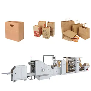 Hot Sale High Quality Lsb-200+Lst2700J Roll Feeding Square Bottom Paper Bag Making Machine