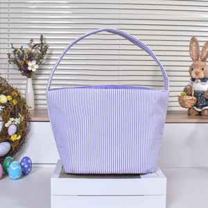 Personalized <b>Easter</b> Letter Print Tote Bag for Kids Candy <b>Gift</b> Storage Reusable Party Favor Holiday <b>Basket</b> Handbag - Product Image 3