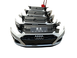 Parachoques Delantero Derecho para <span class=keywords><strong>Audi</strong></span> A4 20-24, Ensamblaje de Repuesto con Tornillos, Recortes para Sensor de Asistencia de Estacionamiento, Negro Carbón, Plástico Duradero Usado - Product Image 5